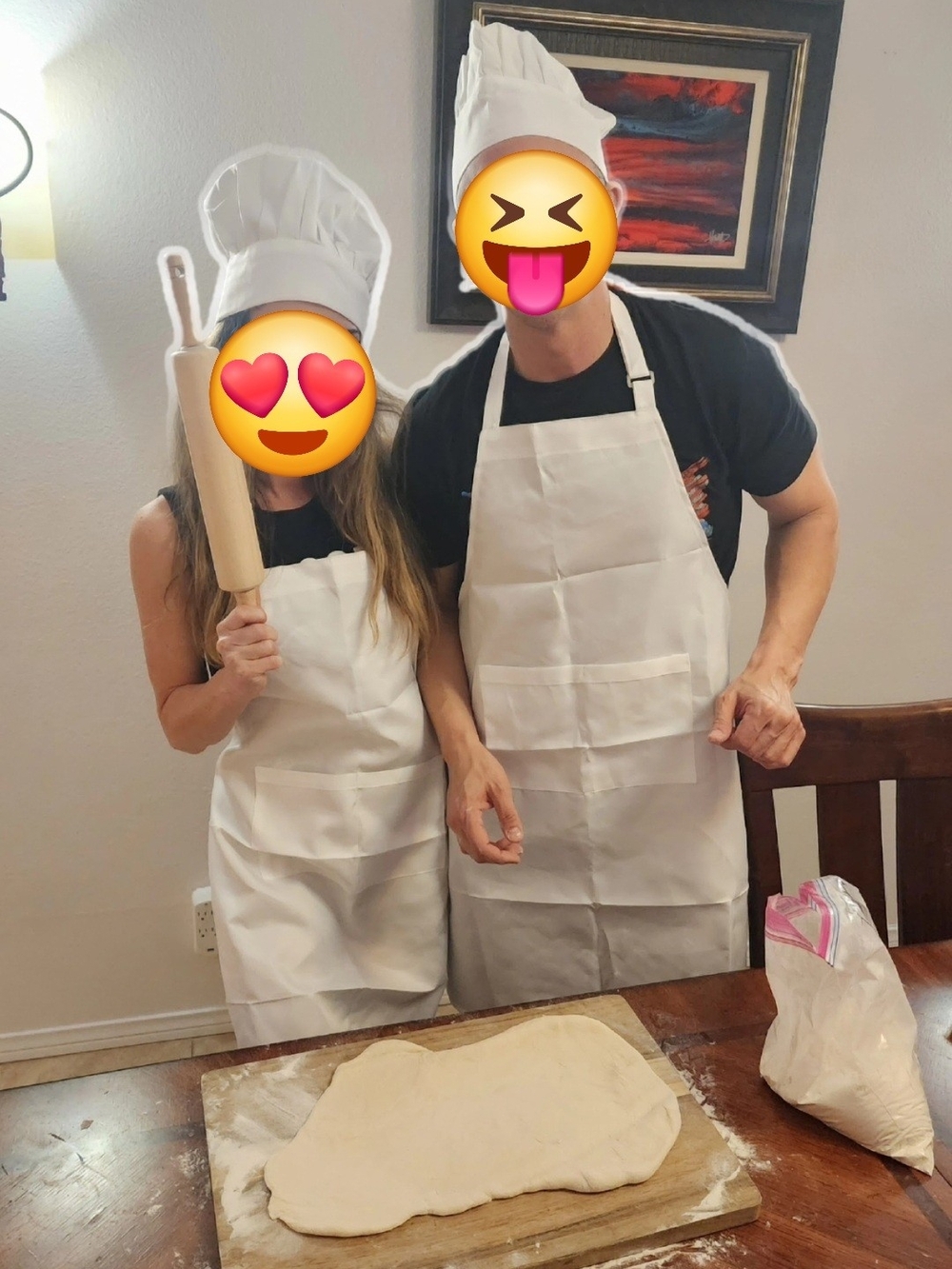 Chef Apron and Hat Set of 2 Adjustable Cooking Baking Costume Halloween